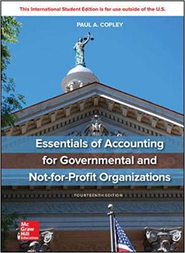 Essentials of Accounting for Governmental and Not-for-Profit Organizations (14th Edition) - Print pdf